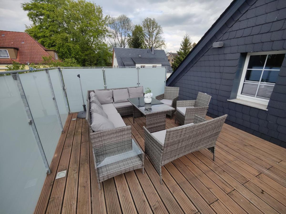 Ferienhaus Villa Adelsberg Mit Dachterrasse In Zentraler Lage Fuer Bis Zu 10 Personen Chemnitz Exterior photo